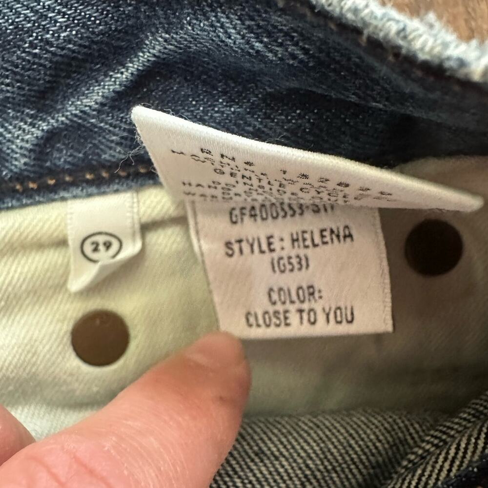 GRLFRND Helena High Rise Straight Jeans Size 29 - Picture 12 of 12